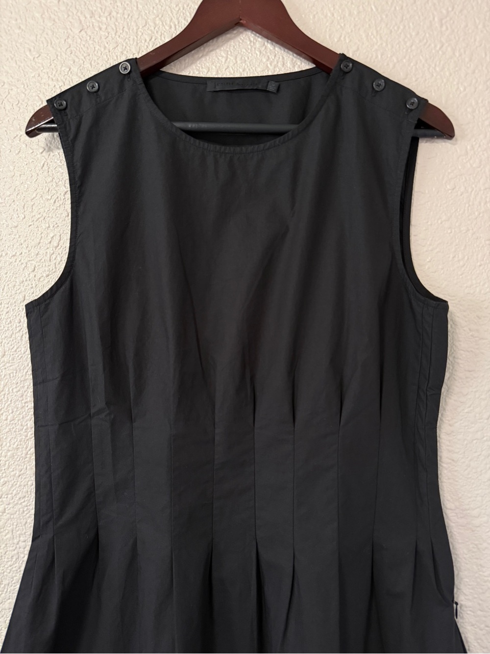 NWOT Jenni Kayne Reverie Dress Black Cotton Mini Sundress A-Line Medium Summer - Picture 8 of 11